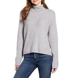 NWT 1. State Side Button Waffle‎ Weave Turtleneck
